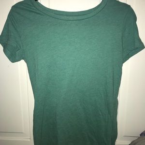 Mossimo Teal Crewneck T-shirt